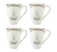Lenox 897269 British Colonial Tradewind Mugs, Set of 4