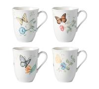 Lenox Butterfly Meadow 4-Piece Mug Set, 2.44, Multi