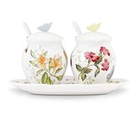 Lenox Butterfly Meadow 7-Piece Condiment Set, White -