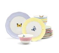 Lenox 897801 Butterfly Meadow Colors 18-Piece Dinnerware Set