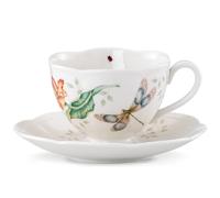 Lenox Butterfly Meadow Dragonfly Cup and Saucer Set