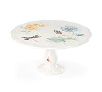 Lenox Butterfly Meadow Gold Pedestal Cake Plate, 2.90 LB, Multi