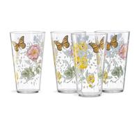 Lenox Butterfly Meadow Melamine 4pc Highball, 1.4 LB, Multi
