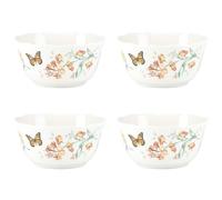 Lenox Butterfly Meadow Melamine All Purpose Bowls (Set of 4), White