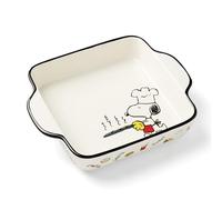 Lenox Chef Snoopy Stoneware Square Baking Dish