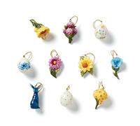 Lenox Easter Floral Piece Ornament Set, Multi Color, 10 Count