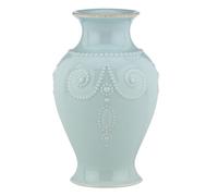 Lenox French Perle Bouquet Vase, 8", Ice Blue