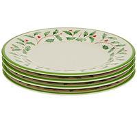 Lenox Holiday Melamine Accent Plates (Set of 4), Ivory