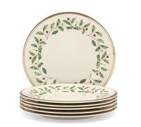 Lenox Holiday Set of 6 Salad Plates - Ivory - 835218