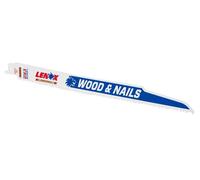 Lenox 6TPI Nail Embedded Wood Cutting Reciprocating Sabre Saw Blades 305mm Pack of 5