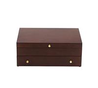 Lenox Mahogany Flatware Chest, Wood, 15" L x 11" W x 5.5" H