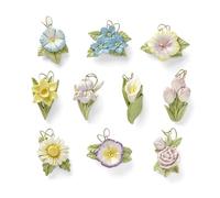 Lenox Ornament Tree - Set of Ornaments (Celebrate Flowers)