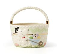 Lenox Peanuts Snoopy & Woodstock Easter Basket, 1 Count, Multi