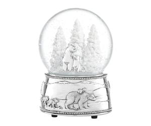 Lenox Reed and Barton North Pole Bound Polar Bear Musical Snow Globe, 2.25 LB, Multi
