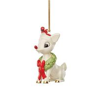LENOX Rudolph and Cardinal Friend Ornament, 0.29, Multi