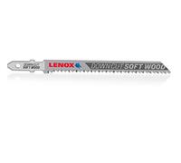 LENOX Tools 1991384 T-Shank Down Cutting Wood Jig Saw Blade, 4" x 5/16" 10 TPI, 3 Pack