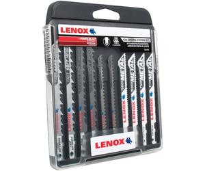 LENOX Tools 1994458 T-Shank General Purpose Jig Saw Blade Kit with Hard Case, 10-Piece