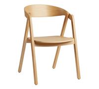 lenox wooden stacking armchair in natural oak