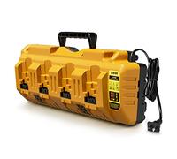 Lenoya DCB104 Replacement for Dewalt 12v 20v Max Multi Battery Charger Station