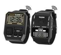 Lenporl Talking Watch 2 Pack, English Talking Watches for The Blind, Clear Female Voice Talking Wrist Watch Self-Setting Atomic Watches for Visially Impaired Kids & Adults Elderly Sports Meeting