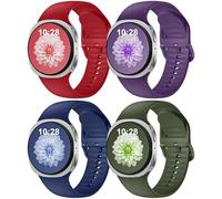 Lenrao Sport Band for Samsung Galaxy Watch 8 Classic Band, No Gap Soft Silicone Strap One Click Waterproof Replacement for Women Men