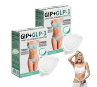 Lenreey GIP+GLP-1 Nano Patch, Professional GLP-1 Microneedlepatch, Lenreey Nano Microneedle Patch, Natürlich GIP+GLP-1 Microneedlepatch for Women and Men (2PCS)