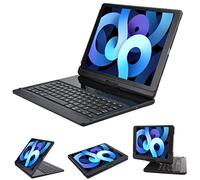 LENRICH iPad pro 12.9 Keyboard case 2017 and 2015 360 Degree Rotatable 12.9 inch ipad pro Wireless Bluetooth Keyboard stand for ipad pro 12.9 inch 2017 2nd Gen cover Auto Sleep/Wake up (Black)