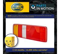 Lens Rear Light EasyConn Rear Lens Double Bulb Left HELLA 9EL 340 829-031