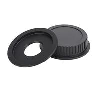 Lens Adaptor for C-EO S, Lens Adaptor Ring with Back Cap Mirrorless Cameras C Mount Lens Adaptor for C Mount Lens to for Can on EF/EF-S Camera