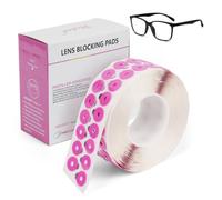 Lens Blocking Pads 1000Pcs, High Viscosity Anti-Slip Lens Edging Stickers, Adhesive Tape for Eyeglass Lens Processing Auto Edger Lab Supplies (22MM*25.5MM)