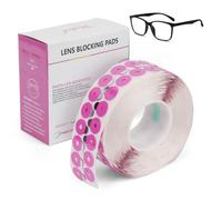 Lens Blocking Pads 1000Pcs, High Viscosity Anti-Slip Lens Edging Stickers, Adhesive Tape for Eyeglass Lens Processing Auto Edger Lab Supplies (24MM*30MM)