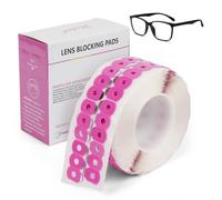Lens Blocking Pads 1000Pcs, High Viscosity Anti-Slip Lens Edging Stickers, Adhesive Tape for Eyeglass Lens Processing Auto Edger Lab Supplies (18.5MM*29MM)