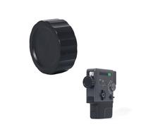 Lens Cap Compatible with Fujifilm Instax Mini Evo Cinema, Aluminum Alloy Dustproof Anti-Scratch Protective Cover (Black)