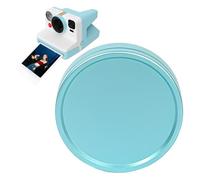 Lens Cap Compatible with Now 3rd Gen/Now+ 2nd 3rd Instant Camera, Aluminum Alloy Camera Lens Protector with Inner Cushioning, Snap-On Lens Shield for Everyday Carry (Blue)