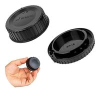 Lens cap set, with housing cap and lens back cap, black, hard plastic, compatible with Nikon DSLR cameras with F mount, protective cap camera, replacement housing lens cover back set