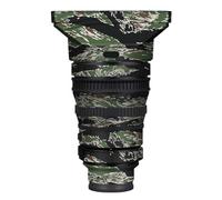 Lens Cap Skin Anti-Scratch Camera Sticker Protective Wrap Film Body Protector Decal for Sony FE PZ 28-135mm F4 G OSS 28-135 F 4(Tiger Stripe Camo)