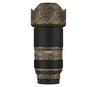 Lens Cap Skin Anti-Scratch Camera Sticker Protective Wrap Film Body Protector Decal for Tamron 50-300mm F4.5-6.3 fit for Sony Mount 50 300(Wave Gold)