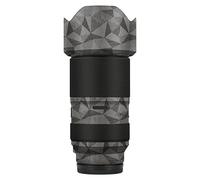 Lens Cap Skin Anti-Scratch Camera Sticker Protective Wrap Film Body Protector Decal for Tamron 50-300mm F4.5-6.3 fit for Sony Mount 50 300(Triangle Titanium)