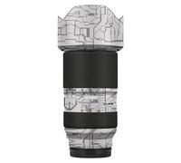 Lens Cap Skin Anti-Scratch Camera Sticker Protective Wrap Film Body Protector Decal for Tamron 50-300mm F4.5-6.3 fit for Sony Mount 50 300(Circuit White)