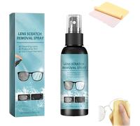 Lens Cleaner Spray，Anti-Streak Lens Care Eyeglass Cleaners Spray, Len Cleaning Kit for Eyeglasses, Sunglasses, Camera Lenses; Screens, Safe for Coated Surfaces (1 pcs)