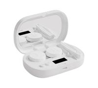 Lens Cleaning Machine - Soft Lenses Daily Care Cleaning Machine,5 Modes Intelligent Display Solution Soak Case Cleaner for Daily Use Travel Sharing