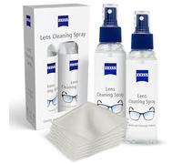 Lens Cleaning Spray Bundle - 2X 120ml Glasses Cleaner Spray + 6 Microfibre Cloths - Lens Cleaner for Glasses, Spectacle Cleaner