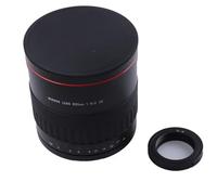 Lens， Compatible for Canon 50D 40D 850D 800D 600D 4000D 2000D EOS Rebel T7 T6 900mm F8.0 Telephoto Mirror Lens with Tripod Mount(KA)