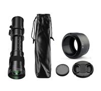 Lens， Compatible for Canon EOS R1 EF Mount 420-800mm F8.3 Manual Telephoto Zoom Lens for D850 D7500 D3400 D750 D810 DSLR(For Z 01)