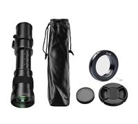 Lens， Compatible for Canon EOS R1 EF Mount 420-800mm F8.3 Manual Telephoto Zoom Lens for D850 D7500 D3400 D750 D810 DSLR(For F 01)