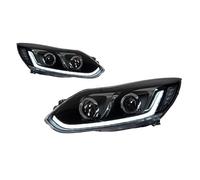 Lens Compatible With Fox For 2012 2013 2014 Headlight Assembly Modification Dual-color Daytime Running Lights Turn Signals