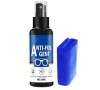 Lens Defogger Solution - 30ml Anti Fog Spray for Glasses, Goggles, and Screens, Streak Free Protective Cleaner | Eyeglasses Swim Use Windshield Diving Snorkel Swimming Camera