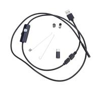 Lens Endoscope Camera With 6 Adjustable LED Lights USB Borescope Snake Camera Industrial Inspection LED Light Borescope