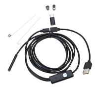 Lens Endoscope Camera With 6 Adjustable LED Lights USB Borescope Waterproof Snake Camera Industrial Inspection Automotive Repair Endoscope