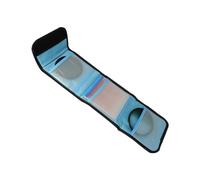 Lens Filter Case 3-Pocket Waterproof Shockproof Photography Storage